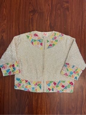 Vintage Beaded Jacket – Unique Statement Piece